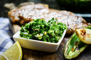 Salsa chimichurri la salsa del asado argentino