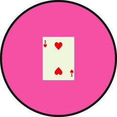playing card. illustration for web and mobile design.
