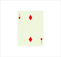 playing card. illustration for web and mobile design.
