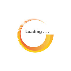 Circle loading spinning Progress upload template buffering waiting indicator icons
