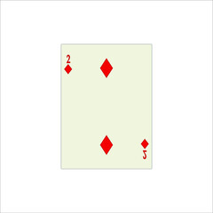 playing card. illustration for web and mobile design.