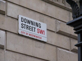 Naklejka premium London ,UK, famous street sign 