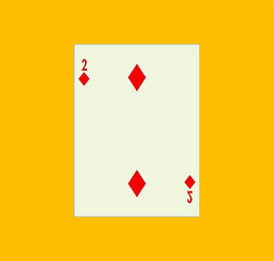 playing card. illustration for web and mobile design.