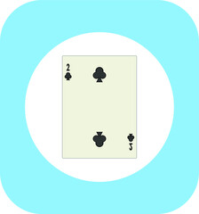 playing card. illustration for web and mobile design.