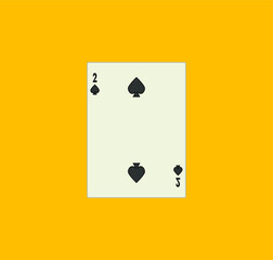 playing card. illustration for web and mobile design.