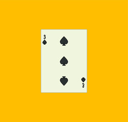 playing card. illustration for web and mobile design.