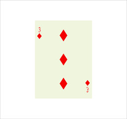 playing card. illustration for web and mobile design.