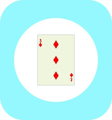 playing card. illustration for web and mobile design.