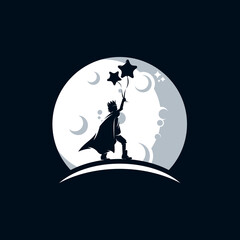 Kids dream vector design illustration template