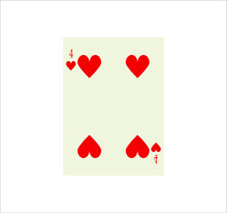 playing card. illustration for web and mobile design.