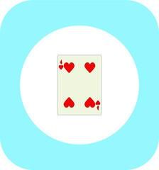 playing card. illustration for web and mobile design.