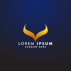 Horn logo design template vector illustration