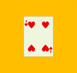 playing card. illustration for web and mobile design.