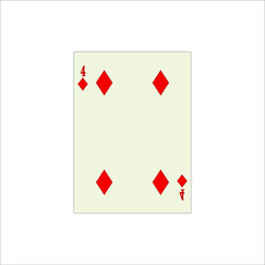 playing card. illustration for web and mobile design.