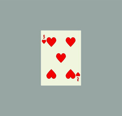 playing card. illustration for web and mobile design.