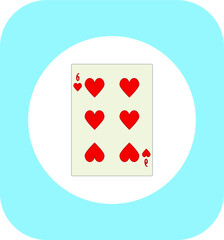 playing card. illustration for web and mobile design.