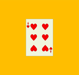 playing card. illustration for web and mobile design.