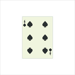 playing card. illustration for web and mobile design.