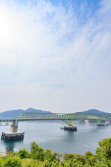 Fototapeta premium 大島大橋 山口県周防大島 Ooshima bridge Yamaguchi Suo-Ooshima