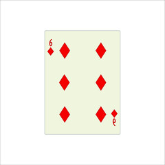 playing card. illustration for web and mobile design.