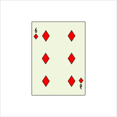 playing card. illustration for web and mobile design.
