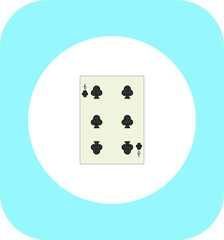 playing card. illustration for web and mobile design.