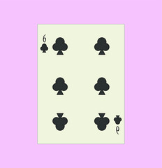 playing card. illustration for web and mobile design.