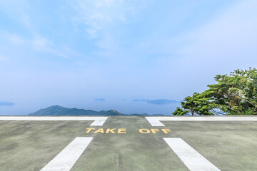 Fototapeta na wymiar 嵩山展望台　山口県周防大島　Mt.Dakesan observation deck Yamaguchi Suo-ooshima