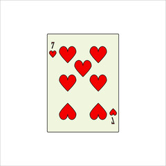 playing card. illustration for web and mobile design.