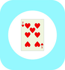 playing card. illustration for web and mobile design.