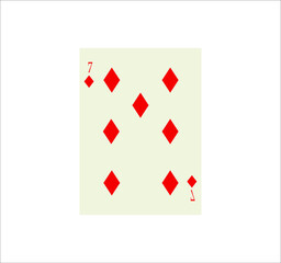 playing card. illustration for web and mobile design.
