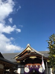 Temple entrance