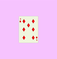 playing card. illustration for web and mobile design.