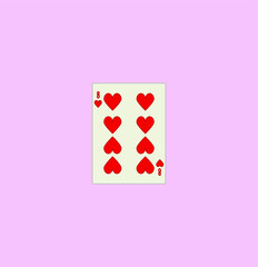 playing card. illustration for web and mobile design.