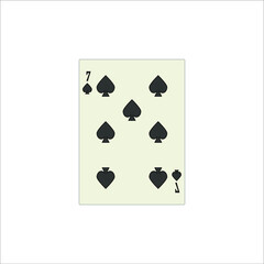 playing card. illustration for web and mobile design.