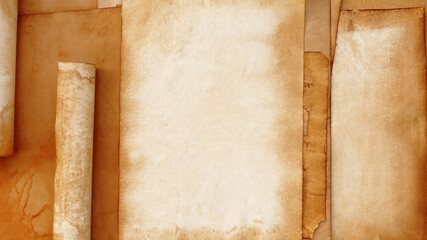 old paper texture for background                                                           