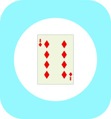 playing card. illustration for web and mobile design.