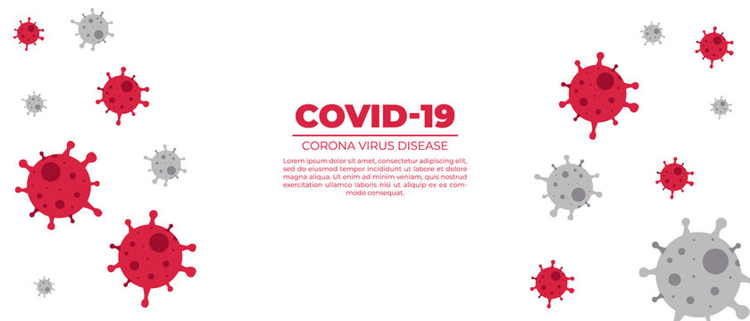 lustration vector graphic of Landing page design for web and blog good for social media content and poster design when pandemic accident. Campaign Against Covid-19
