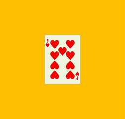 playing card. illustration for web and mobile design.