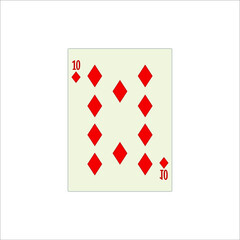 playing card. illustration for web and mobile design.