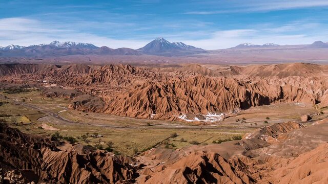 Time lapse of Catarpe Valley, Atacama, San Pedor de Atacama, Chile