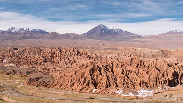 Time lapse of Catarpe Valley, Atacama, San Pedor de Atacama, Chile