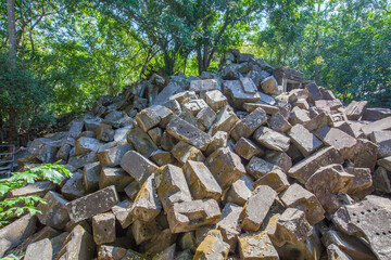 Beng Mealea Temple is a temple in the Angkor Wat style located east of the main group of temples at Angkor, Siem Reap, Cambodia.