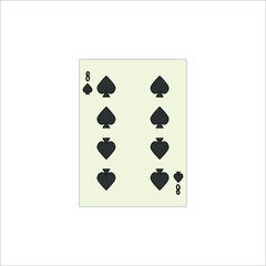 playing card. illustration for web and mobile design.