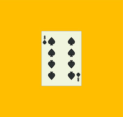playing card. illustration for web and mobile design.