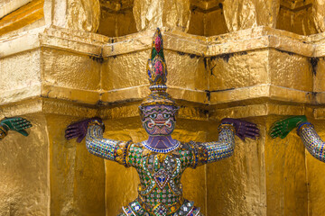 figura del palacio real de Bangkok
