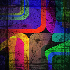 abstract curved bands