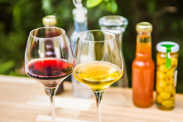 i so wine standing there