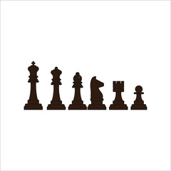 chess king figure. illustration for web and mobile design.