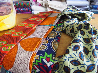 Beautiful African cloth, Dakar, Senegal